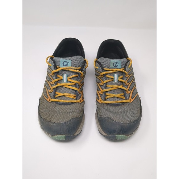 Merrel Womens Bare Foot‎ Access Trail Shoes Running Gray Orange Size 8.5 J01622 - Picture 3 of 10